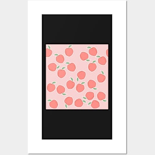 Peachy Keen on light pink Posters and Art